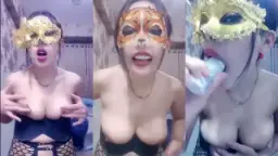Felicia Pamer Toket Sambil Desah, Bikin Bling2 Basah