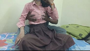 Cewek Kuliahan India Ngentot Sama Pacar Di Kamar, Basah Dan Panas Abis.