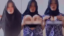 Ukhty Nabilah, Hijab Toge Diremas-remas, Toketnya Kencang Gak Karuan.