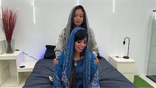 Aduh, Nggak Tahan Liat Dua Arab Montok, Memeknya Rapet, Aaliyah Yasin Sama Jade Presley Crot-crotan Bareng.