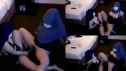 Hijab Lesbian Ibu Sama Anak, Ngeheatin Di Kamar