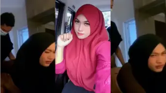 Jilbab Basah Kena Hujanan Kontol Besar